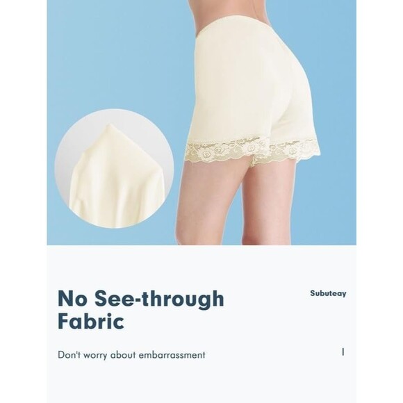 🖤 Subuteay Lace Slip Shorts for Under Dresses – Size XXL – NWT - Picture 6 of 11